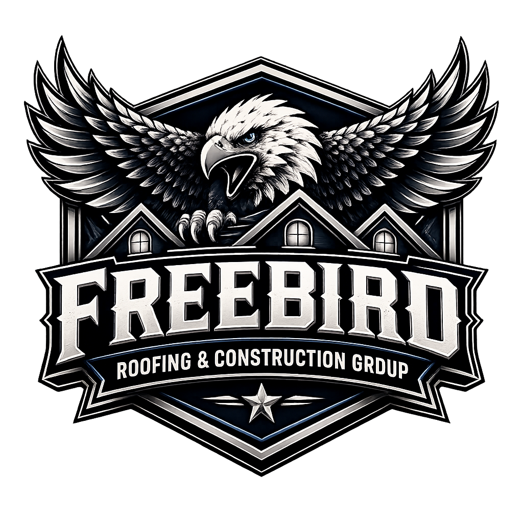 FreeBird Roofing & Construction Group eagle shield emblem